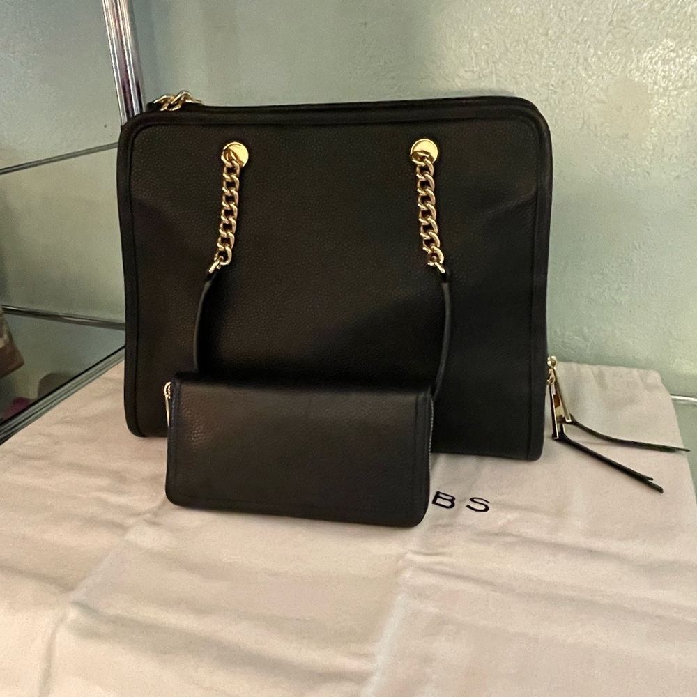 Stunning large chain tote & wallet set - Picture 6 of 14
